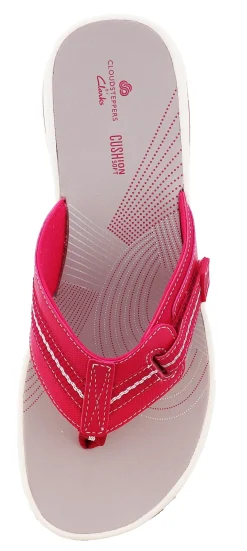 Clarks Women Cloudsteppers Walking Flip Flop Sandals Brinkley Jazz