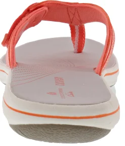 Clarks Women Cloudsteppers Walking Flip Flop Sandals Brinkley Jazz