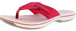 Clarks Women Cloudsteppers Walking Flip Flop Sandals Brinkley Jazz