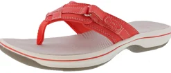 Clarks Women Sandals Lightweight Flip Flops Breeze Sea