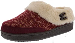 Clarks Women's Indoor Outdoor Winter Clog Slippers Ginger