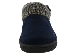 Clarks Women's Knitted Collar Clog Winter Slippers Angelina
