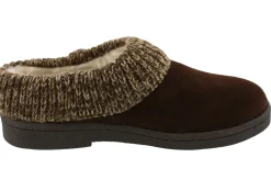 Clarks Women's Knitted Collar Clog Winter Slippers Angelina