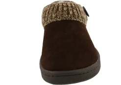 Clarks Women's Knitted Collar Clog Winter Slippers Angelina