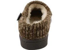 Clarks Women's Knitted Collar Clog Winter Slippers Angelina