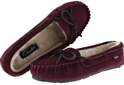 Clarks Women's Moccasin Winter Slippers Nancy