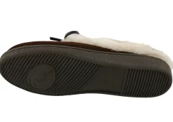 Clarks Womens Winter Cozy Fur Easy On Lightweight Suede Slippers