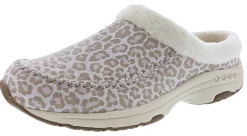 Easy Spirit Women's Travelfurr 2 2E Width Slip On Mule Clogs