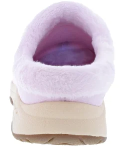 Easy Spirit Women's Travelfurr 2 Wide Width Slip On Mule Clogs