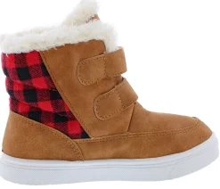 Oomphies Boys Toddler's Charlie Lightweight Dual Strap Boots