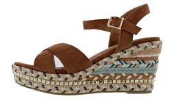 Patrizia Sloane Studded Wedge Sandals By Spring Step