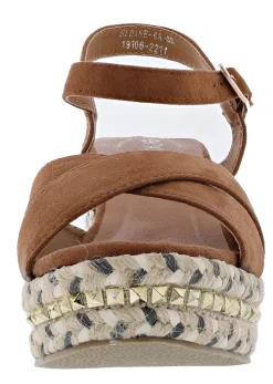 Patrizia Sloane Studded Wedge Sandals By Spring Step
