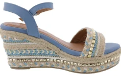 Patrizia Tisch Woven Wedge Sandals by Spring Step