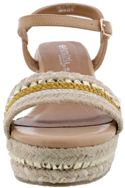Patrizia Tisch Woven Wedge Sandals by Spring Step