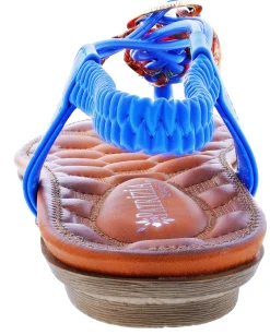 Patrizia Womens Gadelina Lightweight Summer T-Strap Sandals