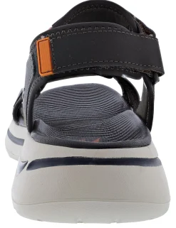 Skechers Men's Go Walk Arch Fit Sandal Mission Hook & Loop Strap Sandals
