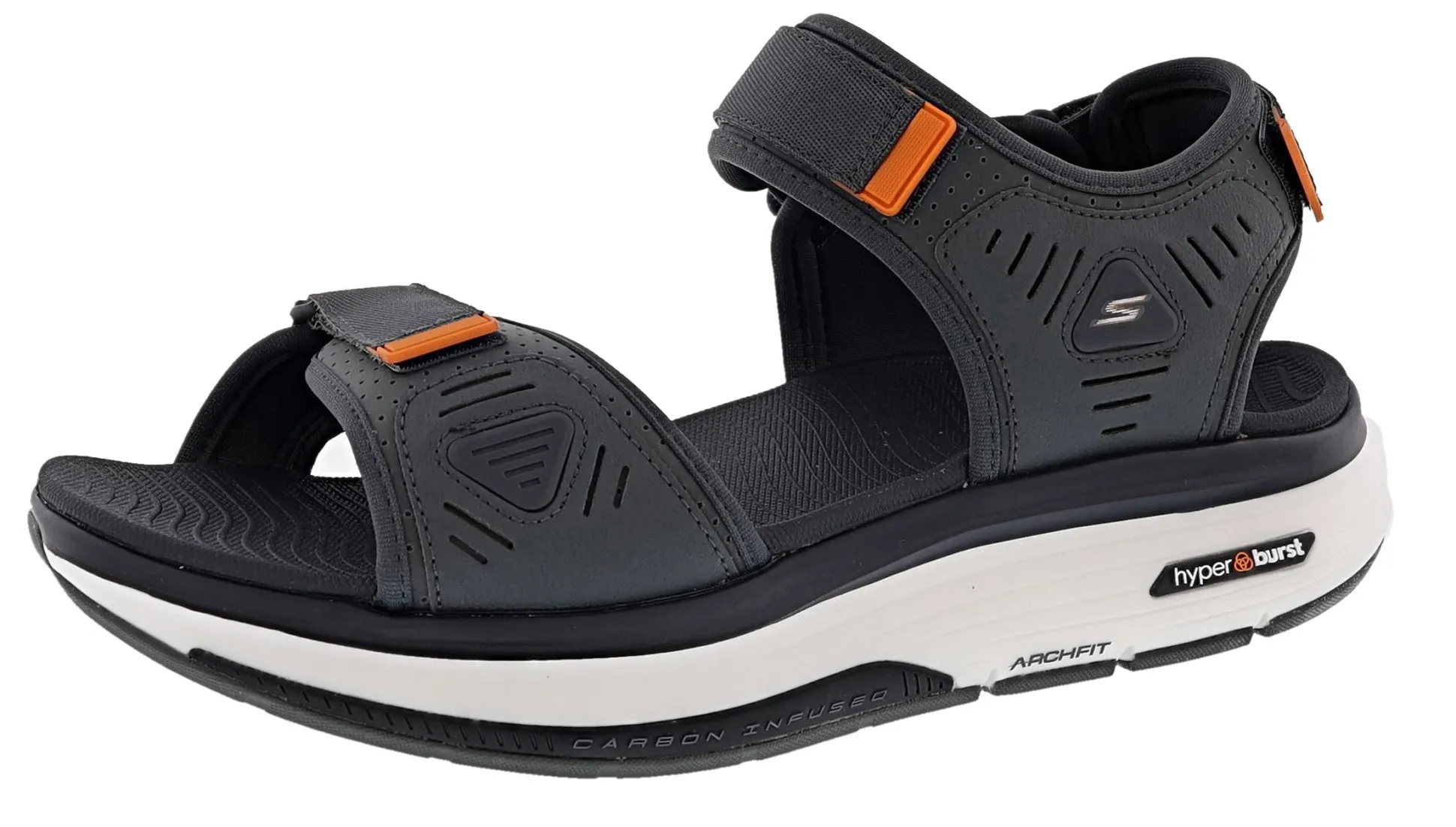 Skechers Men's Go Walk Workout Walker Hook & Loop Strap Sandals