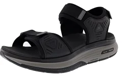 Skechers Men's Go Walk Workout Walker Hook & Loop Strap Sandals