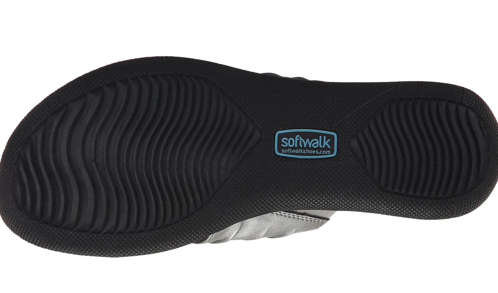 Softwalk Womens Summer Leather Sandals Thick Sole Wedge Slides