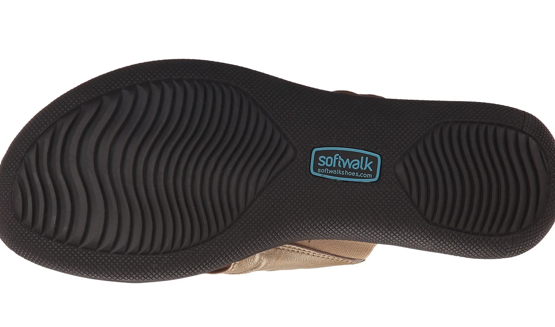 Softwalk Womens Summer Leather Sandals Thick Sole Wedge Slides